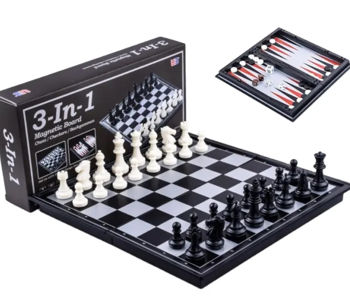 Шахматы магнитные 3-in-1 19х19 см (10249) 