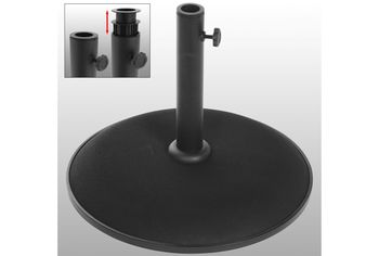 Подставка для зонта бетон 25 kg, D50cm, черная 