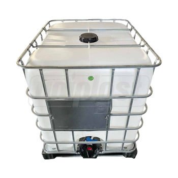 cumpără Rezervor cubic IBC 1000 L (alb) 1 m x 1 m x 1.2 m + robinet FI/FI D. 2" PIMTAS în Chișinău 