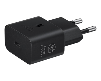 Original Sam. EP-T2510, Fast Travel Charger 25W PD (w/o cable), Black 