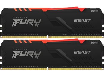 64GB DDR4-3200MHz Kingston FURY Renegade (Kit of 2x32GB) (KF432C16RBK2/64), CL16-19-19, 1.35V 