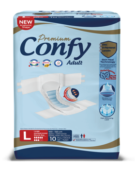 Confy Premium Adult LARGE STD, Подгузники для взрослых, 10 шт. 