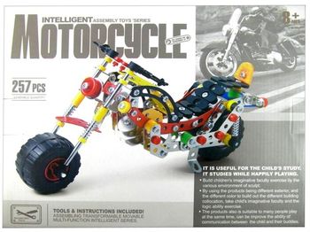 Constructor "Motocicleta",257buc 37.5Х28Х4.5cm 