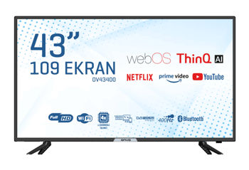 купить ONVO 43" FHD WEBOS Smart LED TV DVB-T2/C/S2 Dolby Audio в Кишинёве 