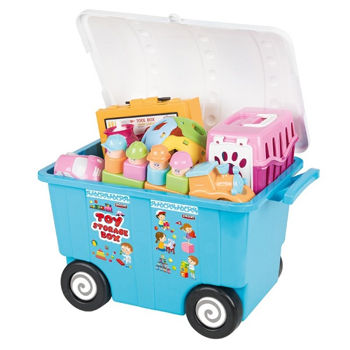 Ящик на колесиках для хранения игрушек 06044 (8890) 
