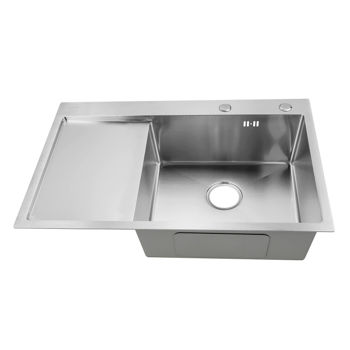 cumpără Chiuveta de bucatarie inox 3 mm ZERIX ZH (satin) dreapta 7849 R în Chișinău 