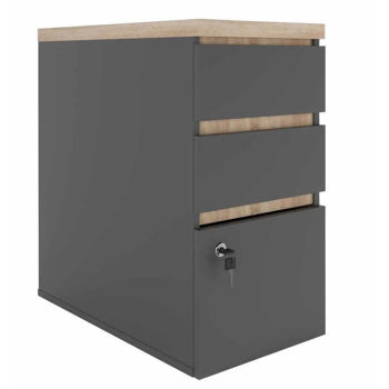 Casetieră Deco Box URBAN 680x400x750 Sonoma/Grey