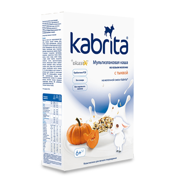 купить Каша Kabrita мультизлаковая на козьем молоке тыква 180г с 6месяцев в Кишинёве 