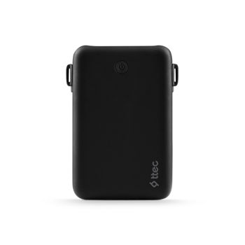 ttec Powerbank 10.000 mAh Duo ReCharger USB-C Input/Output, Black 