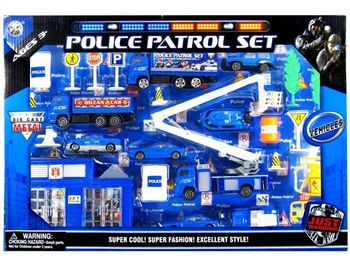 Набор машин "Полицейский патруль", 1:87, металл 