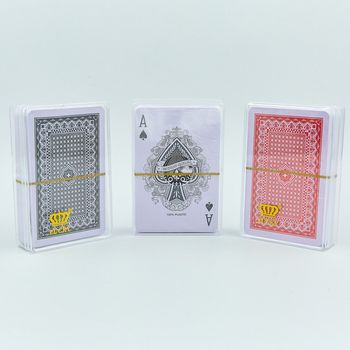 Игральные карты пластиковые (54 шт., 0.4 мм) Lucky Gold IG-0846 (3834) 