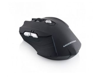 купить Wireless Mouse MODECOM MC-WM6, Optical, 800-1600 dpi, 4 buttons, Ambidextrous, 1xAA, Black в Кишинёве 