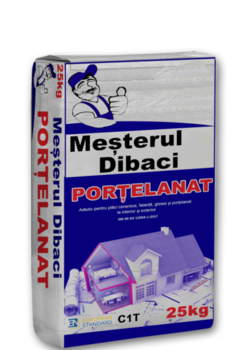 Клей для керамогранитной плитки MESTERUL DIBACI PORTELANAT 25kg 