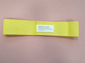 Эспандер тканевый 32х6х0.2 см Dittmann Tekstil yellow, light (1819) 