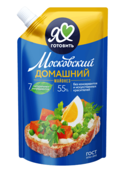 Maioneză de casă Moscovskii Provensal 67%, 390ml 