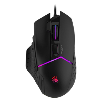 Gaming Mouse Bloody W95 Max, 100-12000dpi, 10 buttons, 35G, 250IPS, Extra Fire Wheel, RGB,USB, Black 