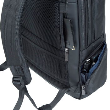 Backpack Rivacase 8165, for Laptop 15.6" & City Bags, Black 