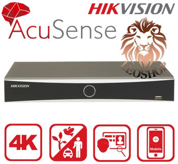 Видеорегистратор HIKVISION Acusense 4K 16 каналов DS-7616NXI-K1 