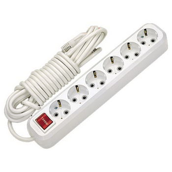 cumpără Plungitor 6 locuri cu pamintare+intr. 16A 250V 5M Makel (24/12buc.) în Chișinău 