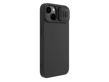 Nillkin Apple iPhone 14, CamShield Silky Silicone Case, Elegant Black 