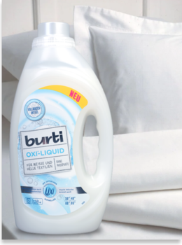 BURTI OXI LIQUID -Detergent pentru rufe albe 1.45L 