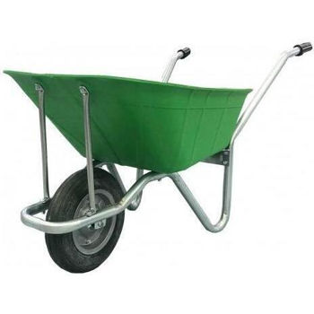 Roabă miscellaneous Plastic (46039) 100L Sarcina 150 Kg Roată Pneumtică Coș Plastic