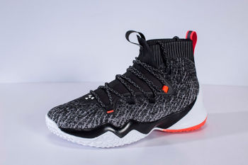 купить Кроссовки для баскетбола PEAK BASKETBALL SHOES EW01161A Black Melange Grey в Кишинёве 