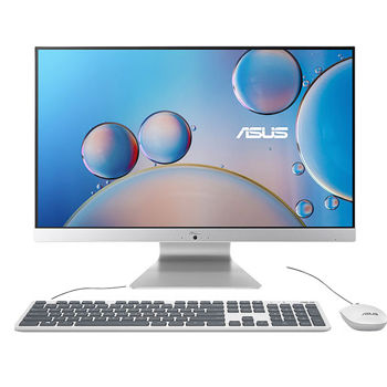 Monobloc PC Computer 27 ASUS AIO M3700 White, AMD Ryzen 7 5825U 2.0-4.5GHz/16GB DDR4/SSD 1TB/AMD Radeon Graphics/ Webcam 720p HD/ Speakers & Microphone/ WiFi 802.11ac + BT4.2/ Gigabit LAN/27 FHD IPS (1920x1080)/ Keyboard&Mouse/No OS/ All-In-One / AIO