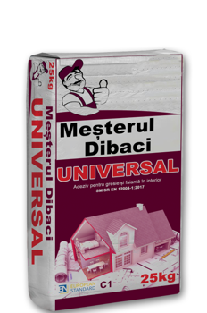 Клей для керамической плитки MESTERUL DIBACI UNIVERSAL 25kg 