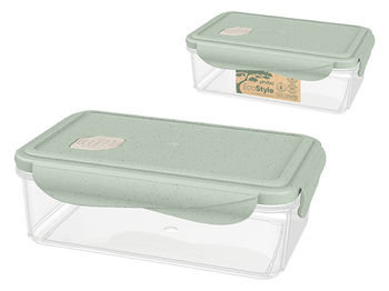 Caserola pentru frigider/MVP Phibo EcoStyle 1.1l, 20.3X13.2X7cm, cu supapa 
