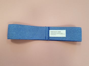 Эспандер тканевый 32х6х0.2 см Dittmann Tekstil blue, extra-strong (1825) 