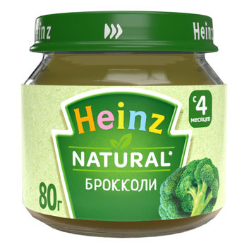 Пюре Heinz брокколи (4+ мес.), 80 г 