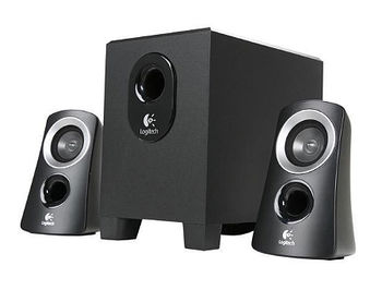 Колонки Logitech Z313 Black Compact 2.1 Speaker System ( RMS 25W, 15W subwoofer, 2x5W satel. ), 40Hz - 20kHz, 980-000413 (boxe sistem acustic/колонки акустическая сиситема)