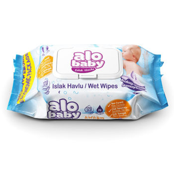 Влажные салфетки Alobaby Economic 120шт 