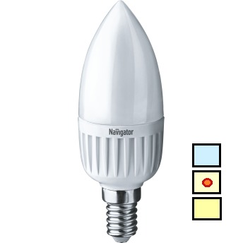купить (LL) LED (5W) NLL-P-C37-5-230-4K-E14-FR в Кишинёве 