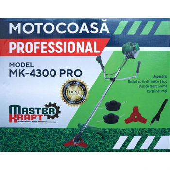 Мотокоса 4,3 кВт MK-4300 PRO Master Kraft 