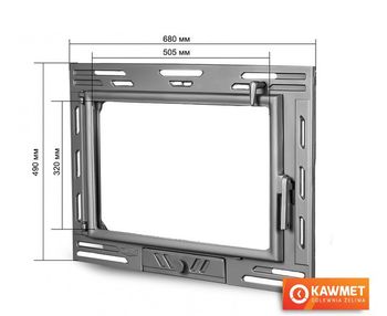 Ușa din fonta KAWMET W9 