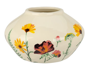 Vaza din ceramica "Spring Flowers" H21cm, D13cm 