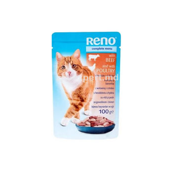 Reno Cat Paultry-Beef 100gr 