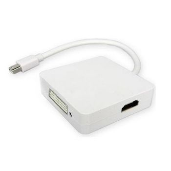 Adapter 3-in-1 DP Mini to HDMI/DVI/DP cable 0.15M 