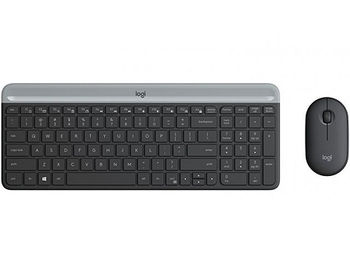 Клавиатура+мышь Logitech MK470 Slim Wireless Keyboard and Mouse Combo, Keyboard+Mouse, 920-009206 (set fara fir tastatura+mouse/беспроводной комплект клавиатура+мышь)