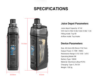 Vandy Vape JACKAROO 18650 POD 