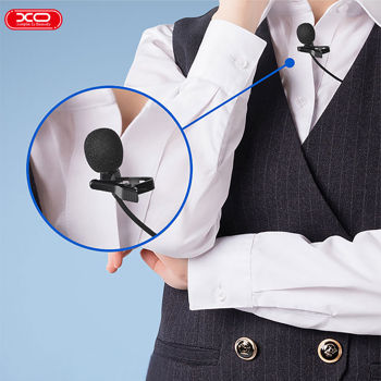 XO wired microphone MKF01, 3.5mm black 