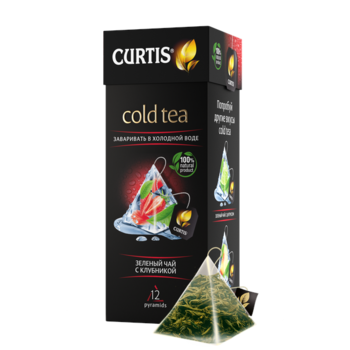 Curtis Cold Tea - Зеленый чай с клубникой 12п 