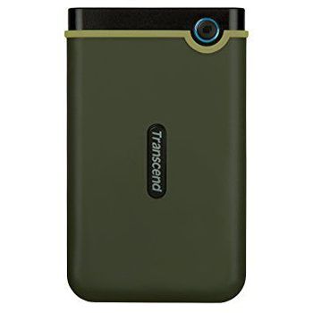 купить 1.0TB (USB3.1) 2.5" Transcend "StoreJet 25M3G" Slim, Military Green, Rubber Anti-Shock, OT Backup в Кишинёве 