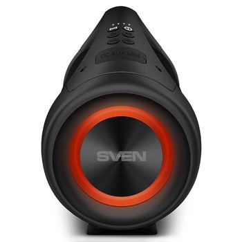 Speakers SVEN "PS-370" 40W, Waterproof (IPx5), TWS, Bluetooth, FM, USB, microSD, 2x3600mA*h 
