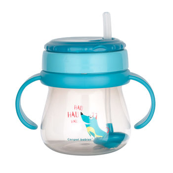 cumpără Canpol Baby 56/517 Cană sport cu pai din silicon și greutate 250 ml în Chișinău 