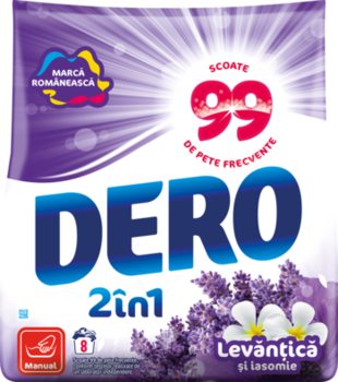 Dero Manual  2in1 Lavanda şi Iasomie, 400 gr 