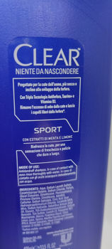 CLEAR Men Sport șampon antimatreață nutrient, 400ml 