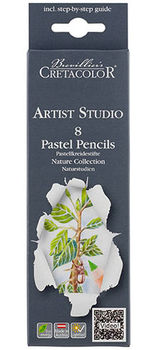 Набор пастельных карандашей 8 цв. для рисования натюрмортов Artist Studio Cretacolor 